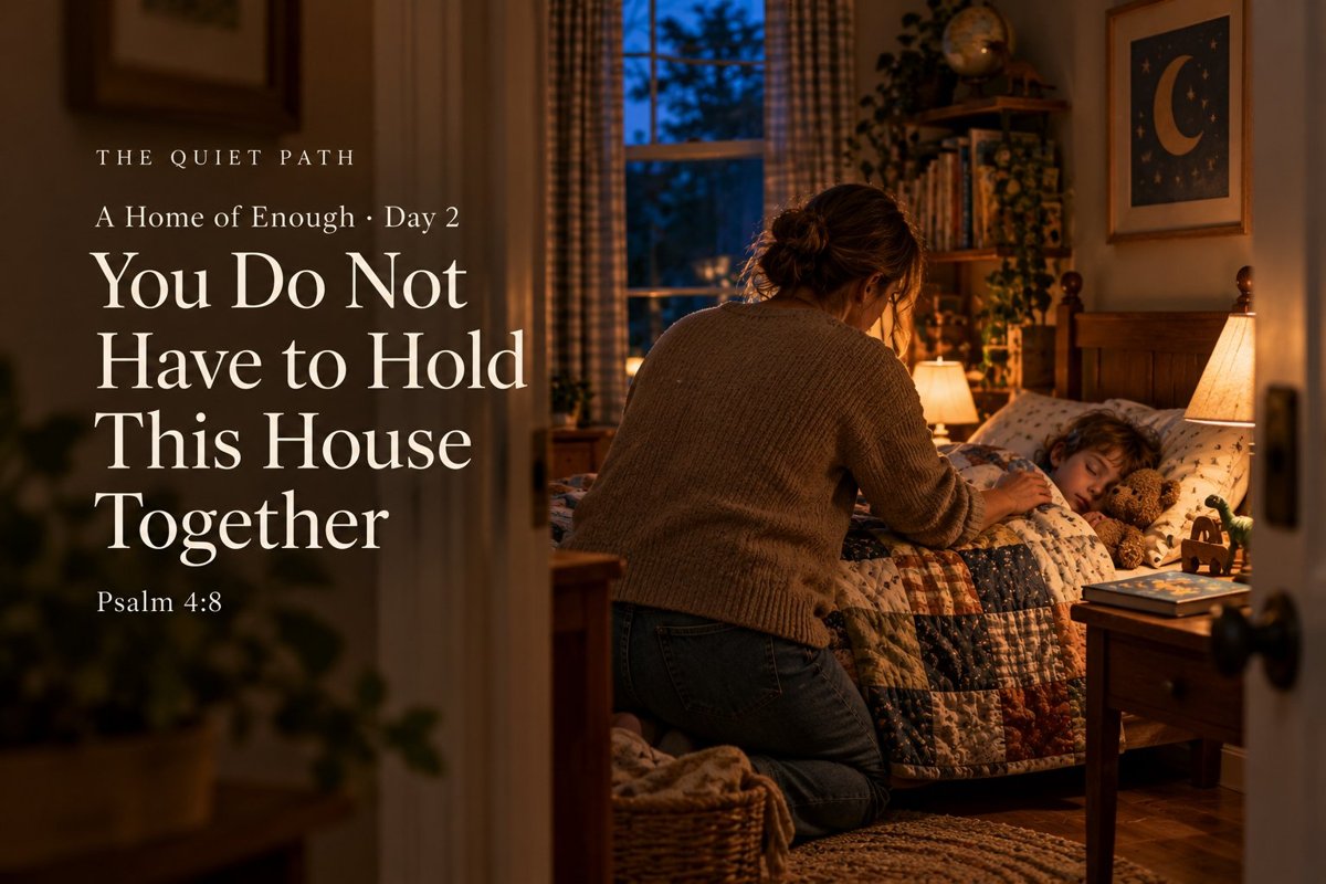 A Home of Enough, Day 2: You Do Not Have to Hold This House Together — series artwork