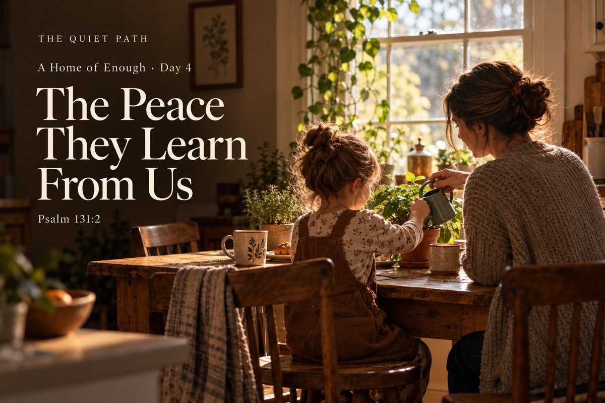 A Home of Enough, Day 4: The Peace They Learn From Us — series artwork