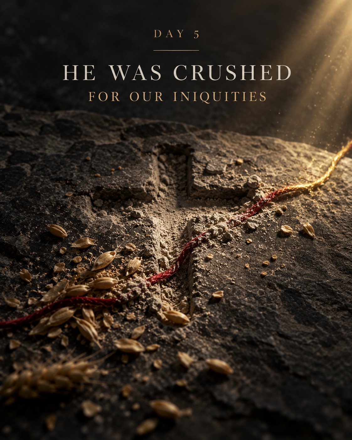 Return With Your Whole Heart, Day 5: He Was Crushed — series artwork