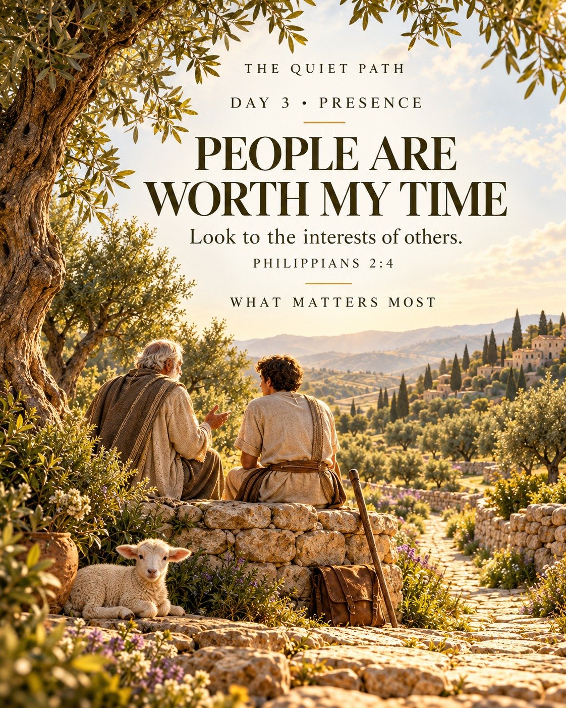 What Matters Most, Day 3: People Are Worth My Time — series artwork