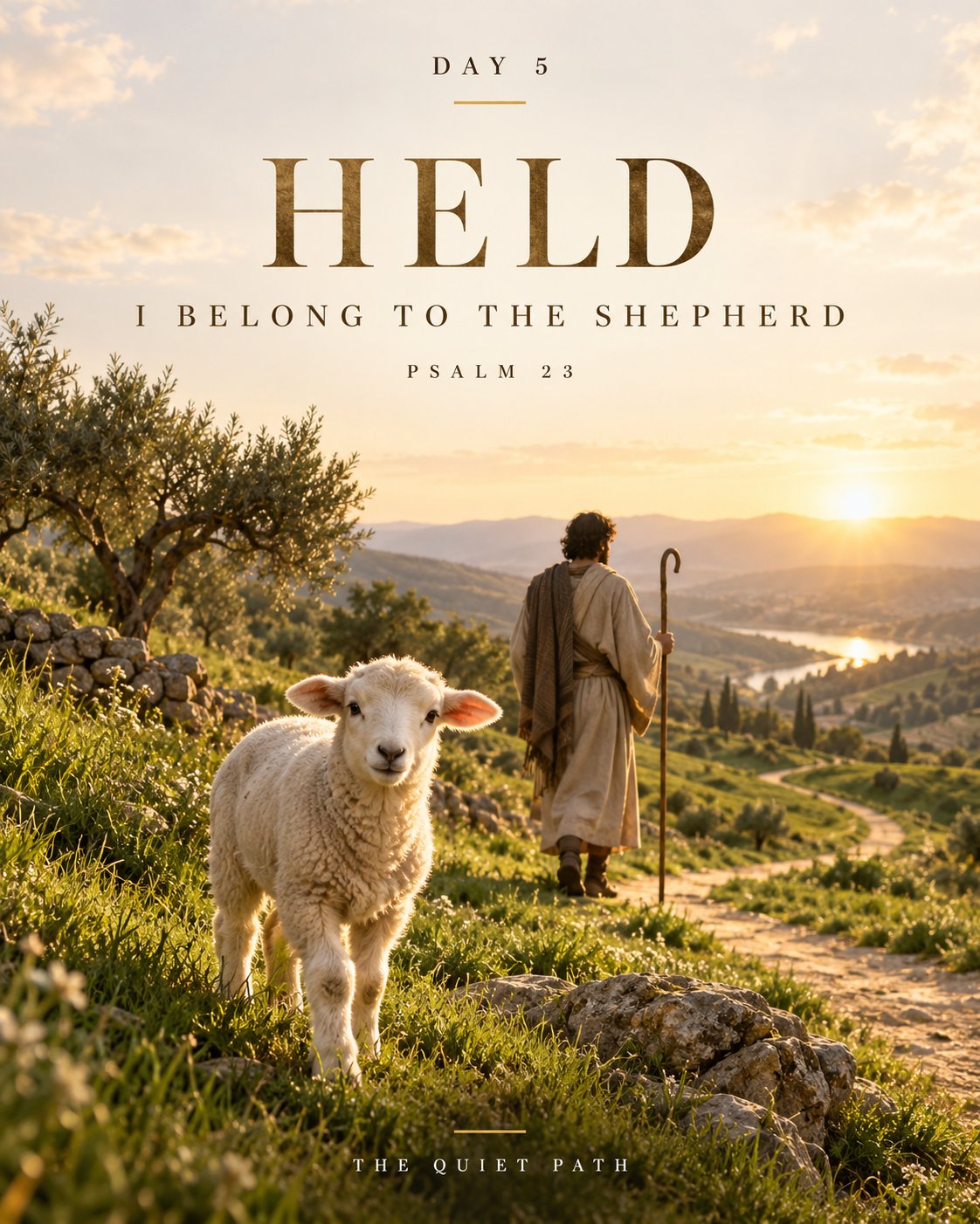 You Belong, Day 5: Held: I Belong to the Shepherd — series artwork